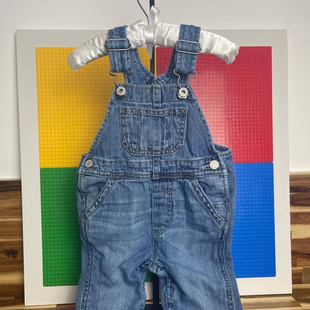 GAP Blue Denim Kids Overalls with Front Pocket